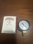 Winters PEM135 Economy Gauge 30" Vac/kpa 2" Dial Npt Bottom. Fixed Price $10.00.