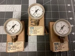 (lot Of 3) Wika 111.11.41 Pressure Gauges - 400PSI, 1.5" (LPW126H). Fixed Price $27.99.