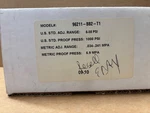 Barksdale 96211-BB2-T1 Pressure Switch 5-35 Psi Adjustable 1000 Proof. Fixed Price $40.00.