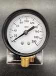Wr Wal-rich 1712512 Pressure Gauge 200 Psi 2.5" Dial 1/4" Npt Bottom. Fixed Price $9.99.