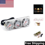 Universal Chrome 3-GAUGE Kit Volt, Water Temp & Oil Pressure 2'' Precision. Fixed Price $58.89.
