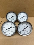 - Ametek Gauge Pressure 3.5" Face 100PSI 1/4" Npt Back DIAL#37341. Fixed Price $20.00.