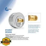 Carbo 2.5" Pressure Gauge, 0-600 Psi Back Mount 1/4" Npt Steel. Fixed Price $20.00.