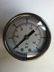 Dayton 2" Stainless Steel Pressure Gauge 4FMU7 0-30 PSI,1/4" Npt,back Connection. Fixed Price $7.59.