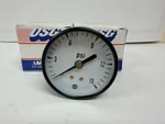 Pack Ametek Gauge 15 Psi. Glass Face DIA.-2.5" P505, 1/4" Npt Center Bottom. Fixed Price $20.00.