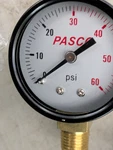 Pasco #1728 2" Pressure Gauge 0-60 New In Box. Fixed Price $17.50.