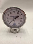 Anderson 0-100 Stainless Steel Pressure Gauge EM071010041011A0000, Calibrated. Fixed Price $120.00.