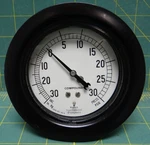 3.5" Marsh Compound Gauge 30-0-30 Front Flange Lower Back 1/4" Npt. Fixed Price $66.99.