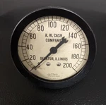 Vintage Usa Jas Marsh Pressure Gauge Gage 0-200 Steampunk. Fixed Price $30.00.