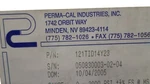 Perma-cal 121TID14Y23 Process Gauge 0-3000 Psi Nsmp. Fixed Price $225.00.