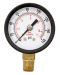 1-1/2" Utility Pressure Gauge, 1/8" Npt, Lower Mount, 0-160PSI. Fixed Price $6.42.