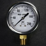 New Stainless Steel Liquid Filled Pressure Gauge 0-200 Psi 2.5" Face 1/4" Npt. Fixed Price $9.95.