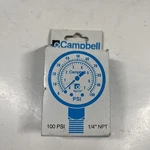 Campbell In. Psi To 100 Pressure Gauge, PG1T-NL, 2" Face 1/4" Npt. Fixed Price $9.99.