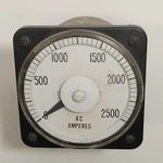 Vintage Yokogawa 103131LSSS Anel Gauge Ac Amperes 0-2500 Steampunk. Fixed Price $34.99.