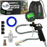 Digital Tire Pressure Gauge With Inflator (250 Psi) Professional Air Chuck &. Fixed Price $68.99.