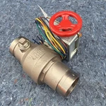 Victaulic Firelock 728 2" Grooved End Brass Ball Valve W/ Supervisory Switch. Fixed Price $117.95.