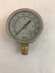 Weksler BY12YPD4LW Liquid Gauge 2.5'' - 30 Psi/koala 1/4 Npt Bottom Conn. Fixed Price $20.00.