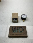 New Noshok 2.5 Diaphragm Gauge 25-200-10 In H2O Swiss Made. Fixed Price $21.49.