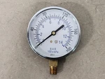Surplus New Pic Gauges 101D-354G 3-1/2" Pressure 200 Psi, 1/4" Npt. Fixed Price $10.56.