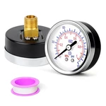 Meanlin Measure 150PSI Dry Pressure Gauge Iron Nickel-plated 1/4" Npt 2".... Fixed Price $12.99.