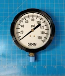 Span Filled Pressure Gauge 03-0012-T, 1541197, LF310-160-PSI-G (see Desc.). Fixed Price $55.00.