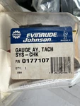 Nos Oem Evinrude Johnson 3" Tach & System Check Gauge 0177107. Fixed Price $199.00.