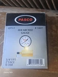 Pasco 30PSI Gauge, Used For Gas, Air, And Water Pressure Tests. Fixed Price $13.95.