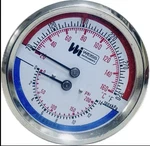 Weiss Tri-o-meter Boiler Gauge HTP30RSX 200 Psi 320 F 160 C Nib (n). Fixed Price $34.99.