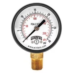 Lead-free Pressure Gauge, 30 Psi, 2 In 1/4 Npt, Bottom Location, Steel. Fixed Price $17.00.
