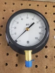 Ametek 5801-0-100-1/4 Npt 3-1/2 Diameter Pressure Gauge Psi. Fixed Price $35.00.