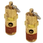 2 Pieces 1/4'' Male 150 Psi Npt Safety Valve Air Compressor Pressure Relief B.... Fixed Price $15.89.
