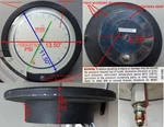 Heise Bourdon Tube Gauge Model CC-76271 (a Small Scratch The Clear Plastic). Fixed Price $199.99.