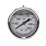 Oil Filled Pressure Gauge Psi 2-1/2" Dial 1/4" Npt Rear Mount G7122-3500. Fixed Price $15.73.