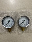 Mec MEJ501: Dial Dry Pressure Gauge 0-30 Psi Brass Bottom Mount 1/4" Mnpt Lot 2. Fixed Price $18.39.