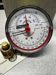 Powers 131 123 1/2 Temp/pressure Gauge Watts DPTG3-3-200 0-200 Psi 60-320 F. Fixed Price $48.95.