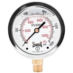 Winters 2-1/2" Dial Size, Liquid Filled Industrial Pressure Gauge, Brass. Fixed Price $40.34.