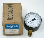 Noshok, 25.200 Pressure Gauge, 1/4" Bottom Conn. 15INH2O Vac., Swiss Made. Fixed Price $19.95.