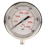 Commercial Pressure Gauge, To 5, 000 Psi, 3 1/2 In Dial, 1/4 Npt,. Fixed Price $24.99.
