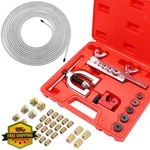 Eoppen 25 Ft 3/16" Brake Line Kit Zinc Coated Alloy 24 Fittings. Fixed Price $52.99.