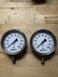 ( 2 ) Ashcroft 0-100PSI Npt Pressure Gauge Q-8904. Fixed Price $19.99.