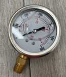 Dynamic Fluid Components CF1P-040A Pressure Gauge, 2.5" Face 600PSI 1/4" Npt. Fixed Price $24.95.