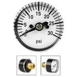 1/8" Mnpt Mini Micro Air Pressure Gauge 0-30 Psi 1" Face Cbm Center Back Mount. Fixed Price $14.95.