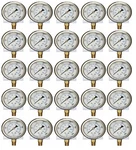 25 Pack Liquid Filled Pressure Gauge 0-10,000 Psi, 2.5" Face, 1/4" Lower Mount. Fixed Price $331.61.