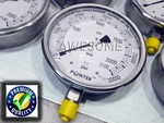 High Pressure Gauge Dual Scale 0-2000 Bar /0-30000 Psi Full Stainless Steel Body. Fixed Price $104.99.