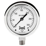 Premium 304 Stainless Steel Liquid Filled Pressure Gauge 0-300 Psi 2.5" Dial. Fixed Price $91.99.