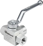 3 Way 1/4" High Pressure Hydraulic Ball Valve - 7250 Psi, Npt DN10. Fixed Price $42.30.