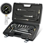 Professional 300PSI Compression Tester With Spark Plug & Adapter Kit For Engines. Fixed Price $44.99.