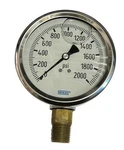 Wika Instruments Corporation 9766876 Pressure Gauge 0-2000 Psi 1/2 Lower Mount 4. Fixed Price $109.33.