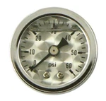 Marshall Engine Turned 0-60 1.5" Liquid Filled Oil Pressure Gauge Harley 88029. Fixed Price $31.50.