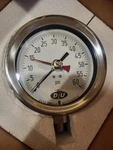 Duro Instruments 60 Psi Air Pressure Gauge 4.5" Dial 1/4" Npt Btm. Fixed Price $200.00.